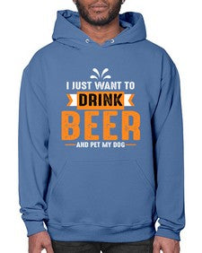 i just want drink beer 1113# - beer- Hoodie