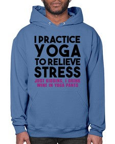 i practice yoga 297# - yoga- Hoodie