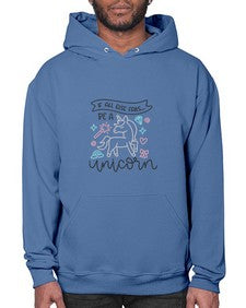 if all else fails be a unicorn 214# - unicorn- Hoodie