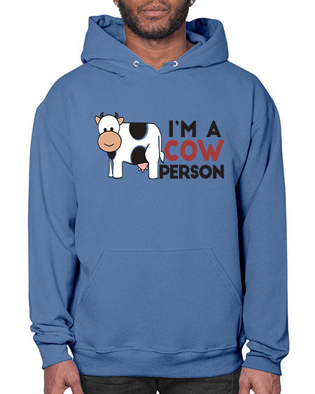 im a cow person - cow- Hoodie