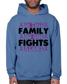 in this family no one fights alone 188# - alzheimers- Hoodie