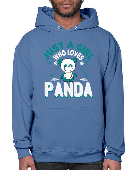 just a girl who loves panda 161# - bears - animals- Hoodie
