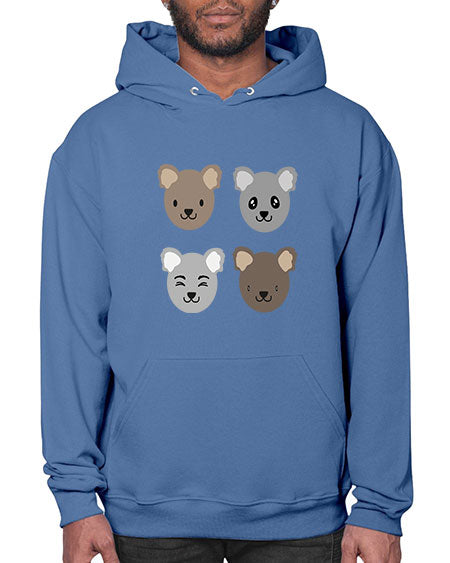 koala bears 167# - bears - animals- Hoodie