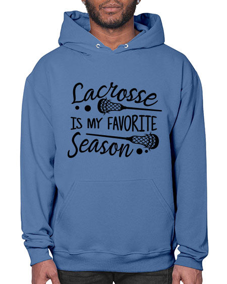 lacrosse is my favorite season 14# - lacrosse- Hoodie
