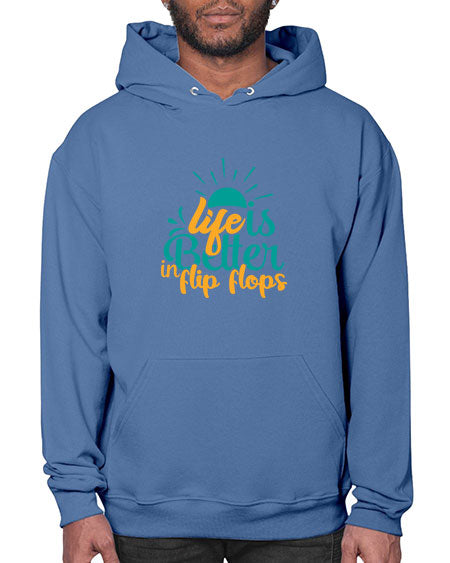 life is better in flip flops Style 90# - summer- Hoodie