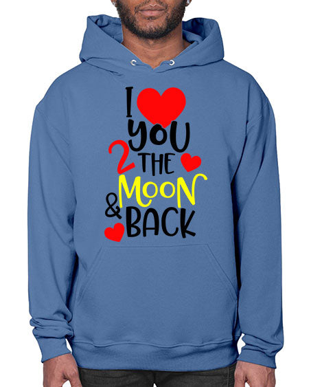 lovemoonback 3# - moon- Hoodie