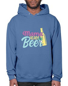 mama heads a beer 324# - beer- Hoodie