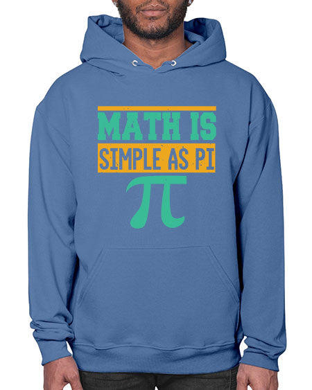 math is simple as pi 35# - pi- Hoodie