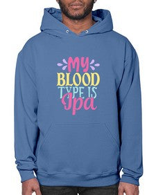 my blood type is ipa 347# - beer- Hoodie
