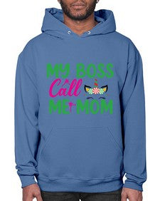 my boss call me mom 311# - unicorn- Hoodie