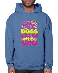my boss calls me mom 312# - unicorn- Hoodie