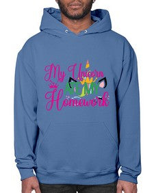 my unicorn ate my homework 319# - unicorn- Hoodie