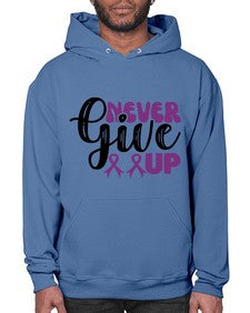 never give up 198# - alzheimers- Hoodie