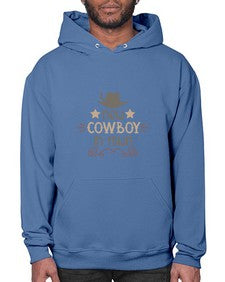 new cowboy in town 953# - western- Hoodie