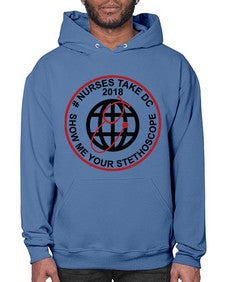 nurse takes dc design 1200# - nurse- Hoodie
