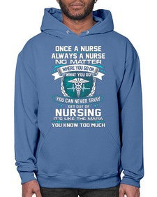 once a nurse 1286# - nurse- Hoodie