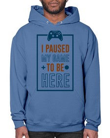 paused my game to hire 144# - video games- Hoodie