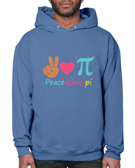peace love pi 30# - pi- Hoodie