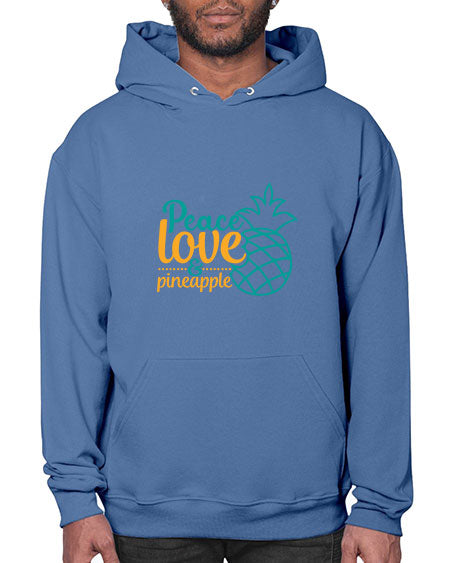 peace love pineapple Style 82# - summer- Hoodie