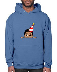 peekaboo afro birthday boy 21# - black boys or men- Hoodie