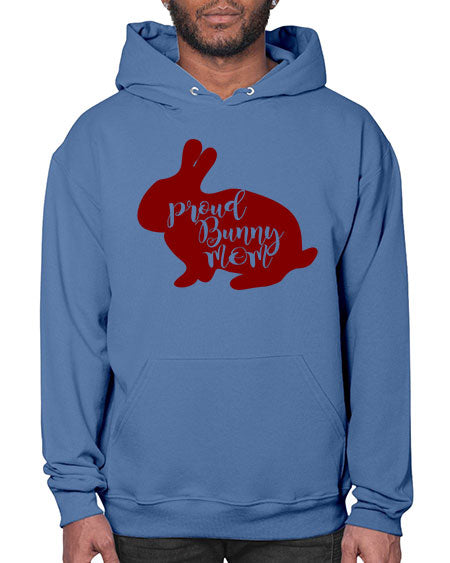 proud bunny mom - rabbit- Hoodie
