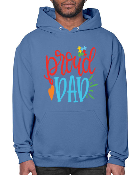 proud dad Style 36# - autism- Hoodie