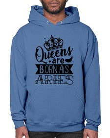 queens are born as Aries 389# - aries- Hoodie
