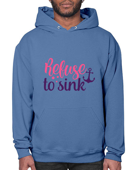 refuse to sink Style 4# - breast cancer- Hoodie