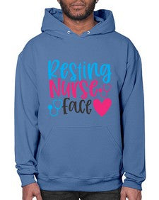 resting nurse face Style 1354# - nurse- Hoodie