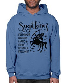 sagittarius 397# - sagittarius- Hoodie