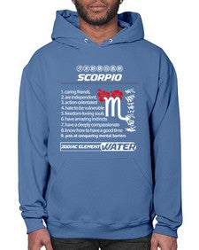 scorpio 456# - scorpio- Hoodie
