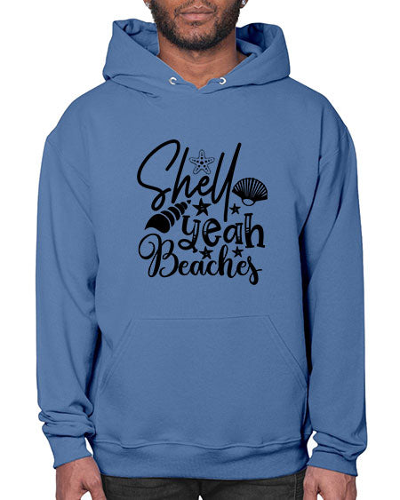 shell yeah beaches Style 75# - summer- Hoodie