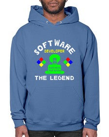 software developer the legend 16# - computer- Hoodie
