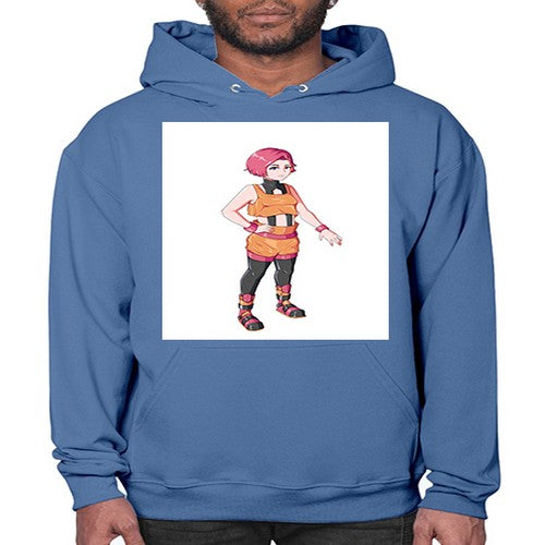 street girl wear orange outfit16# - anime- Hoodie