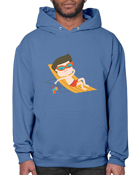 summer characters 62# - summer- Hoodie