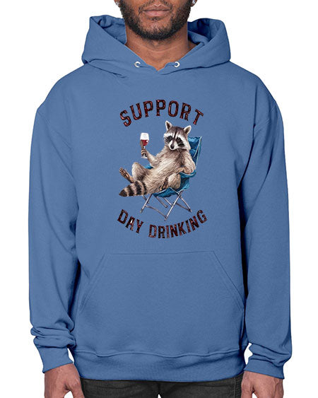 support day drinking 67# - raccoon- Hoodie
