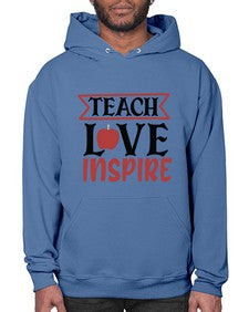 teach love inspre Style 371# - teacher- Hoodie