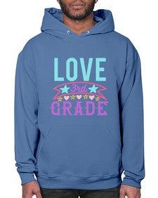 third Grade Love 968# - third grade- Hoodie
