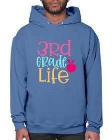 third grade life design 966# - third grade- Hoodie