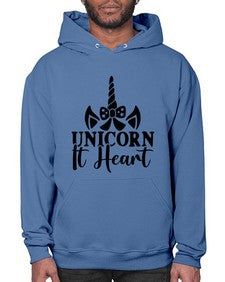 unicorn it heart 466# - unicorn- Hoodie