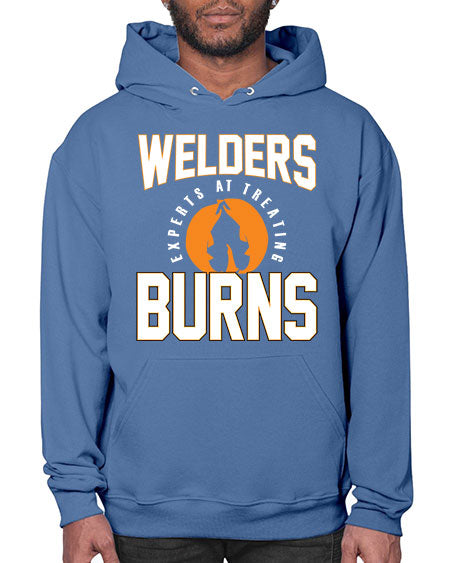 welders experts at treating burns 1625# - welder- Hoodie