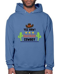 yee haa cowboy nd grade 1257# - western- Hoodie