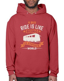 A bus ride is like being in another world 1# - bus- Hoodie
