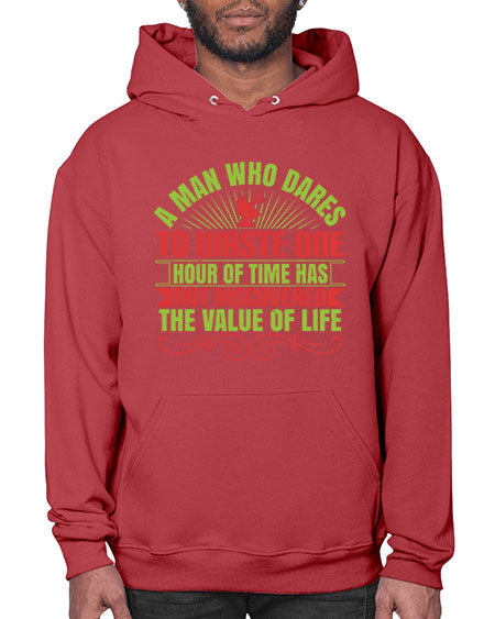 A man who dares to waste one hour of time has not discovered the value of life 331# - general science- Hoodie