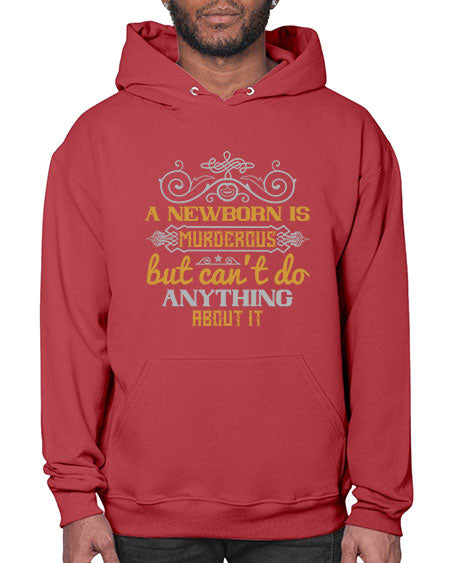 A newborn is murderous but can’t do anything about it Style 268# - baby- Hoodie