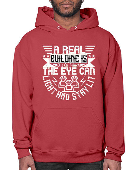 A real building is one on which the eye can light and stay lit Style 22# - architect- Hoodie
