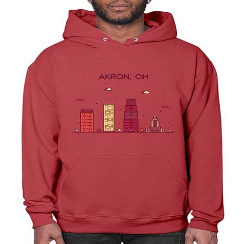 AkronOH 285# - cities- Hoodie