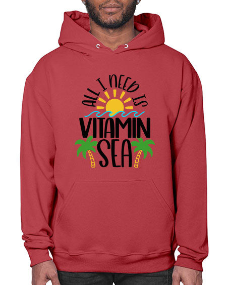 All I Need Is Vitamin Sea Style 56# - summer- Hoodie
