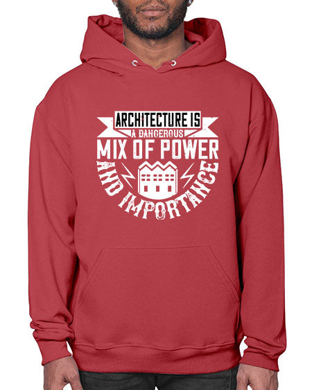 Architecture is a dangerous mix of power and importance Style 47# - architect- Hoodie