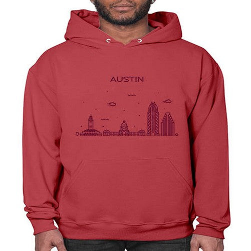 AustinTX 380# - cities- Hoodie